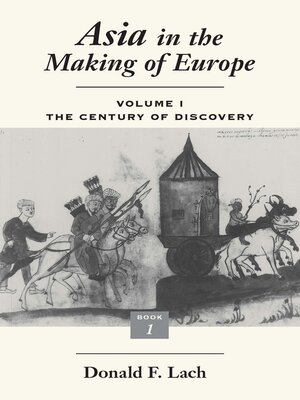 cover image of Asia in the Making of Europe, Volume I